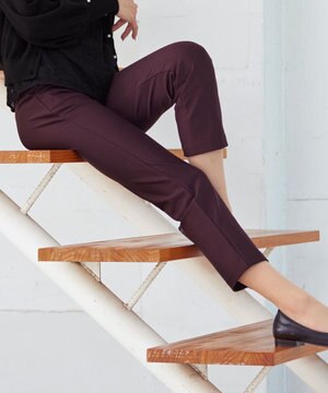 【小倉優子さん着用・新色追加・シーズンレス・日本製】エアシルキーパンツ