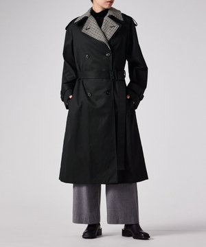  ヘリンボーン トレンチコート