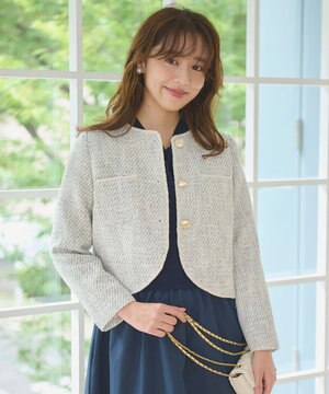  【セットアップ対応】ツイード ジャケット