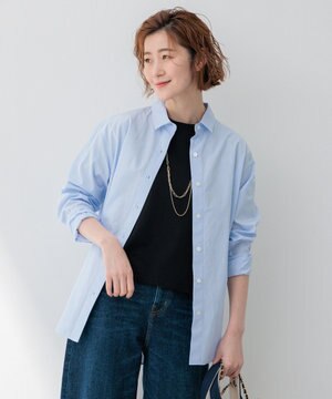  【Oggi4月号掲載/洗える】CANCLINI ベーシック シャツ