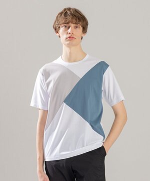 カラーコットンブロック  Tシャツ