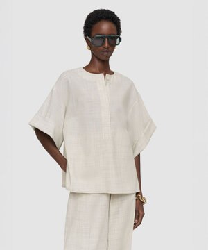  ライトウール　ブラウス