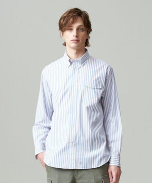  SOMELOSコットンストライプ シャツ