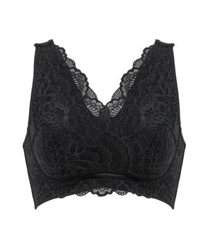  【BRADELIS Me / ノンワイヤー・バストアップ】 カシュクールレーシィナイトブラ