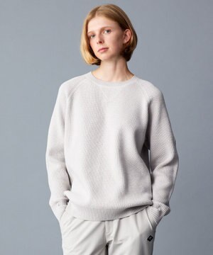  【軽量】バルキーウール　トレーナー ニット