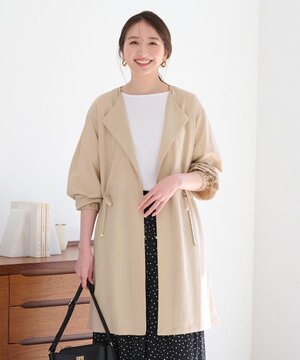  【UVケア・接触冷感・洗濯機可】ドロストピケ カーディガン