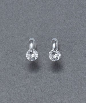  【痛くないシリーズ/金属アレルギー対応】スターリスビジューライトフィットイヤリング　シルバー