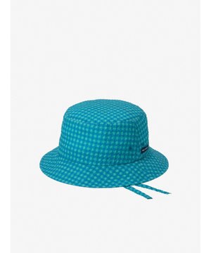 【速乾・UVカット・耐海水・耐塩素】マリンリゾートシアサッカーブリムハット