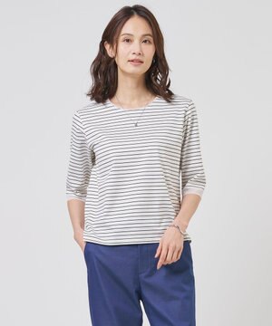  スムースジャージー ボーダー カットソー
