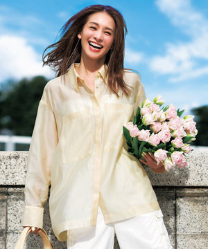 シアーオーバーシャツ