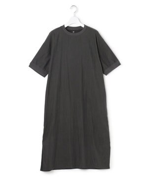  【WOMEN】リヨセルナイロンニットコンビ ワンピース