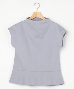  【先行予約・WEB限定】プレーティング天竺  ペプラムカットソー