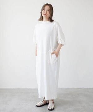  スマイルコットン LONG SLEEVE ONEPIECE ワンピース