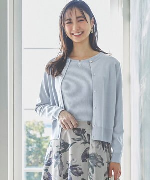  【洗える】ベーシック カーディガン