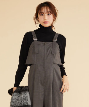 【古畑星夏さん着用】フリルネックタートル ニット