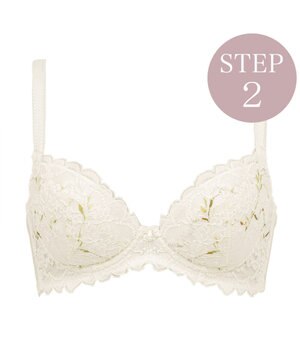  【BRADELIS New York】ローズステップ２ブラ23S1 育乳補整 ふんわり寄せて脇まですっきりする補整ブラ