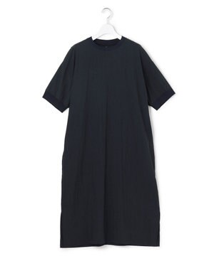  【WOMEN】リヨセルコットン ニットコンビ ワンピース