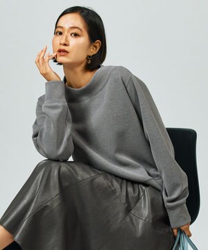 【洗える】ストレッチダンボール プルオーバー