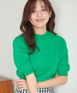 【接触冷感・新色追加】ハーフパフスリーブ プルオーバー