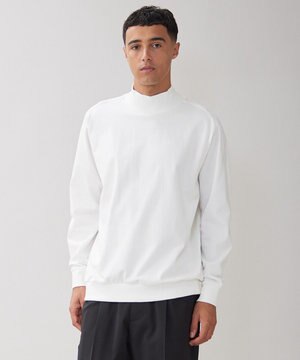  コットン モックネックTEE [23年秋冬商品]
