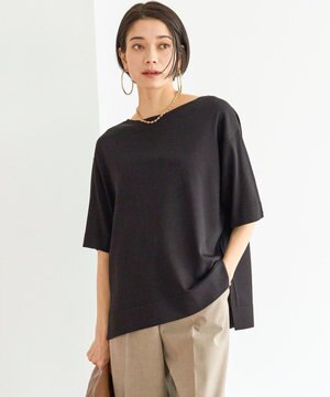  スゴ機能 ハーフスリーブニットT