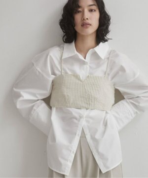  【ANGIE VINTAGE】ビスチェセットシャツ