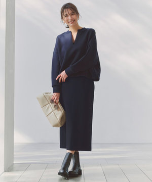 【野呂佳代さん着用/新色追加】BEAUTY FORM JERSEY Iラインスカート