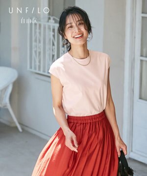 【再入荷!/撥水・汗シミ防止】カラーファンクション ノースリーブ Tシャツ