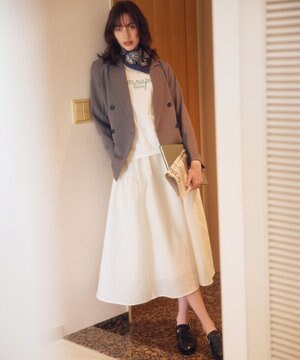  【WEB限定】シアージャカード スカート