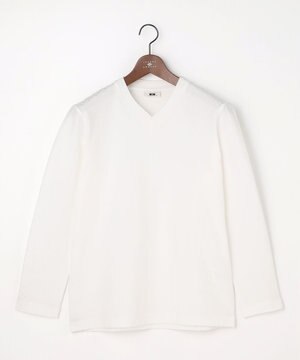  【上質な肌触りと美しい光沢感 】ブロックリンクス 長袖Ｔシャツ　26SSモデル