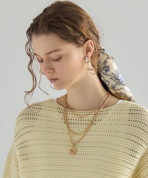  【先行予約】3連チェーン コイン ネックレス