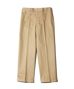  【J.PRESS ORIGINALS】Slight Twist Organic Chino New Piped Stem Slacks