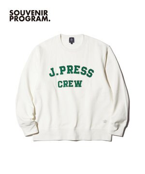  【J.PRESS ORIGINALS】Supima Recycle French Terry Fabric Logo Sweat Shirt