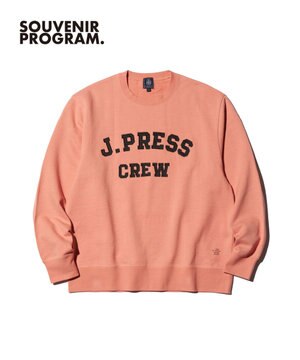  【J.PRESS ORIGINALS】Supima Recycle French Terry Fabric Logo Sweat Shirt