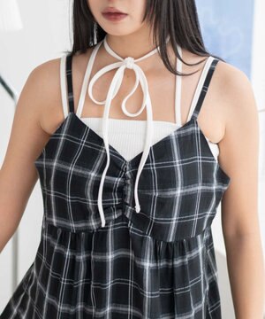  【カップ付きインナー】なちゅ盛れカップインマルチWAYキャミ