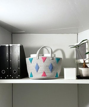  2987【インテリア＆トート】/ LT.デリ.ロープ.ロンブス-A