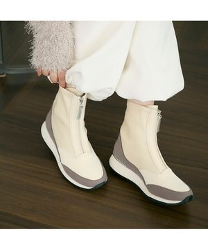  <MODE ET JACOMO>センターファスナーショートブーツ
