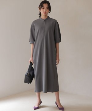  【WEB限定】ジョーゼットジャージーIライン ワンピース