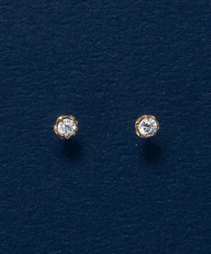  【K10】ローズバットピアス