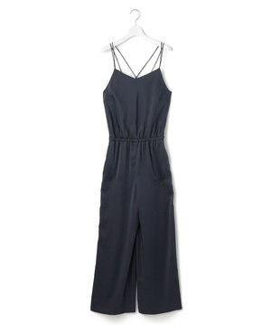  【WEB＆一部店舗限定】 StretchVintageSatin オールインワン