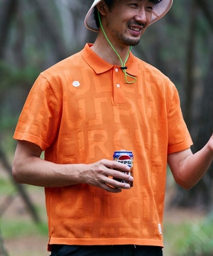 【手洗い可能】【UNISEX】ニットメッシュポロ ゴルフ