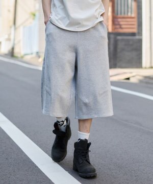  【ウエストゴム】バルーンスウェットショーツ