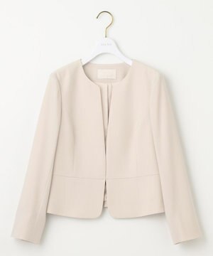  【セットアップ可】セレモニーダブルクロス ノーカラージャケット