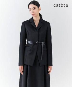  【エステータ】CANONICO カバートクロス ジャケット