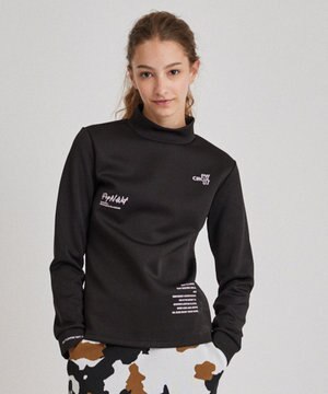 【ストレッチ / 快適 / 一枚でサマになる】【WOMEN】NEW ロングスリーブモック T