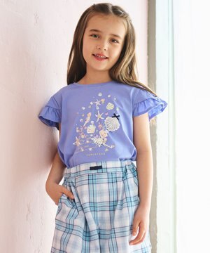  【150-160㎝】 シーグロウフリルTシャツ