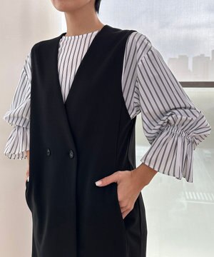  イージーケア キャンディスリーブ ブラウス