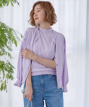  【Oggi4月号掲載/洗える】プレミアムビオコットン カーディガン