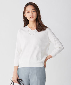 洗える】マーセライズコードリネン ボートネック ニット / J.PRESS LADIES | ファッション通販 【公式通販】オンワード・クローゼット