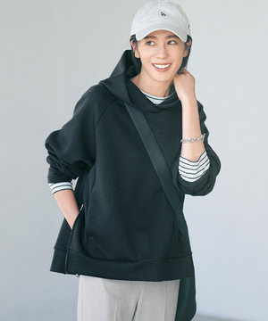 【WEB限定】BEAUTY FORM JERSEY サイドZIP フーディ